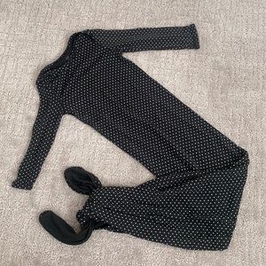 Solly Baby Sleep Gown in Black Polka Dot 3-6 Month